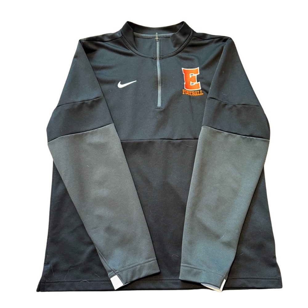 Nike Dri-Fit 1/4 Zip Football Pullover Jacket Men’s Medium Black Sideline
